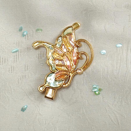 Mother-of-pearl inlay imitation